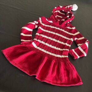 GAP Kids Red and White Stripe Dress